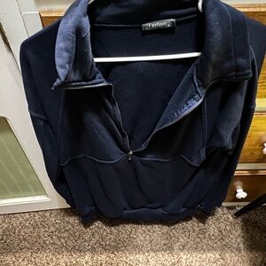 Womens long sleeve half zip top